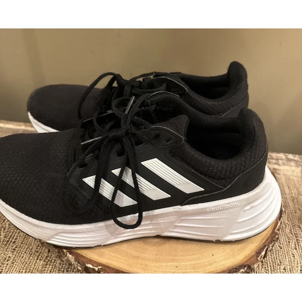 Adidas Men's Galaxy 7.5 M Running Sneakers Black & White